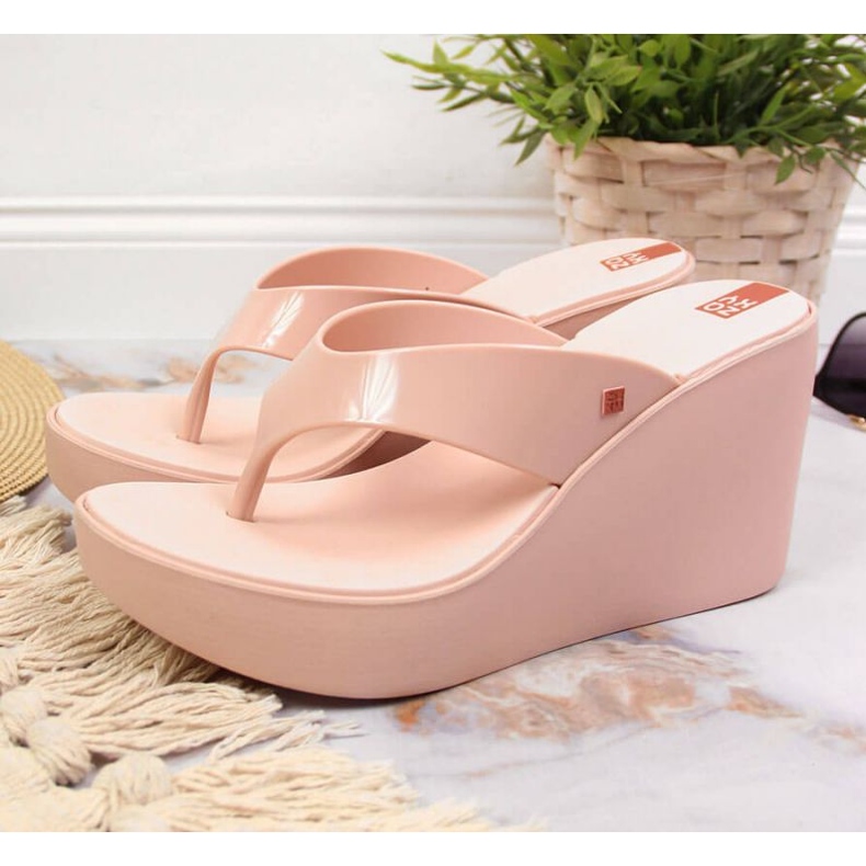 Ciabatte in gomma Zaxy W INT1710B rosa cipria 2
