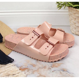 Ciabatte da spiaggia in gomma Zaxy W INT1713 rosa cipria 2
