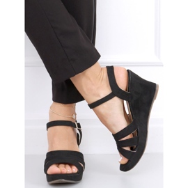 Sandali con zeppa Nirali neri nero 1