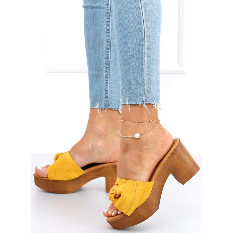 Ciabatte ala Zeri Zoccoli gialli giallo 1