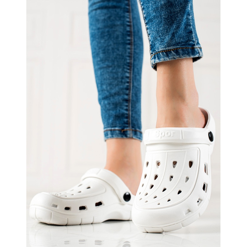 TRENDI Infradito bianco chiaro bianca 1