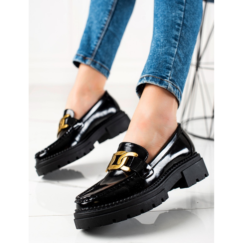 Mocassini La.Fi alla moda nero 1