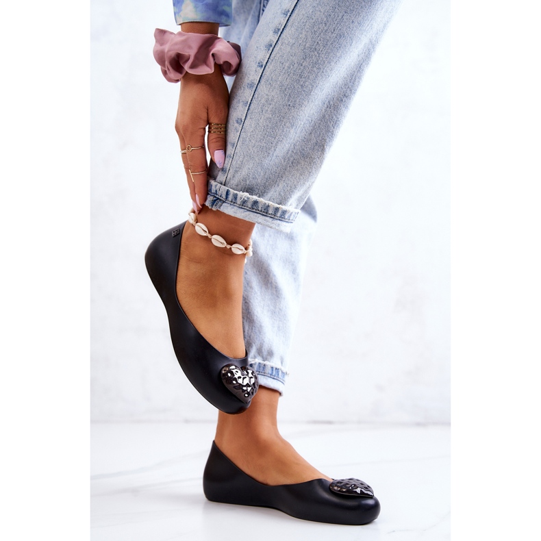 Ballerine da donna in gomma profumata ZAXY JJ285046 nere nero 2
