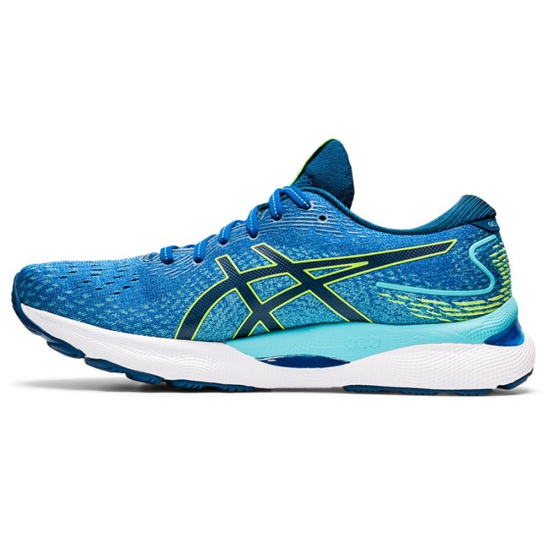 Asics Gel-Nimbus 24 M 1011B359 400 scarpe da corsa blu 1