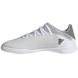 Scarpe da calcio Adidas X Speedflow.3 In Jr FY3315 grigio, bianco sfumature di grigio 1