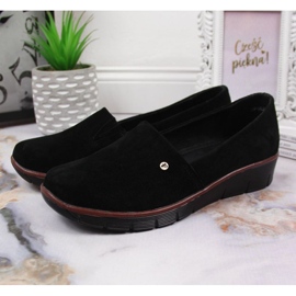 Scarpa in pelle con zeppa Filippo W PAW343A nera nero 2