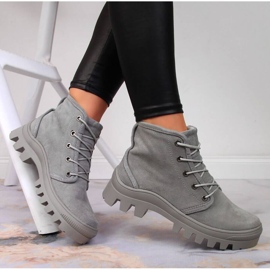 Sneakers Filippo W PAW325B in pelle grigia grigio 2