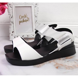 Sandali con zeppa Potocki W WOL75B bianco bianca 2