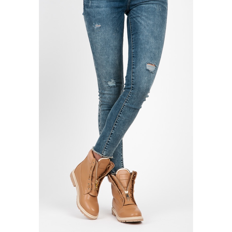 Vices Trapper alla moda su un dispositivo di scorrimento marrone 2