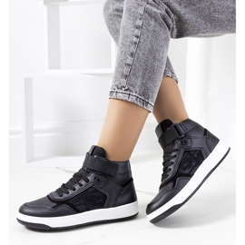 Sneakers nere di Jeanny nero 1