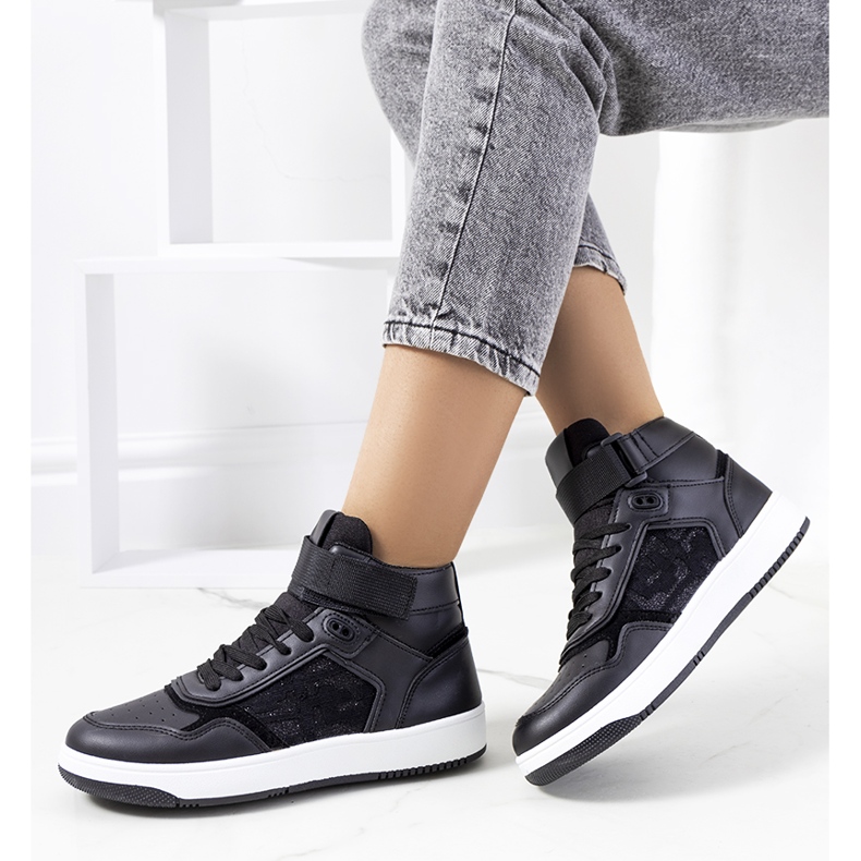 Sneakers nere di Jeanny nero 1