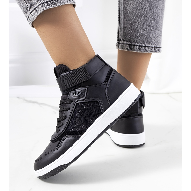 Sneakers nere di Jeanny nero 2