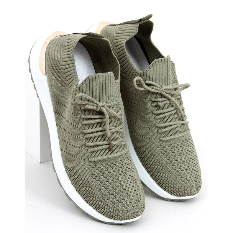 Scarpe sportive a calzino Bello Green verde 1