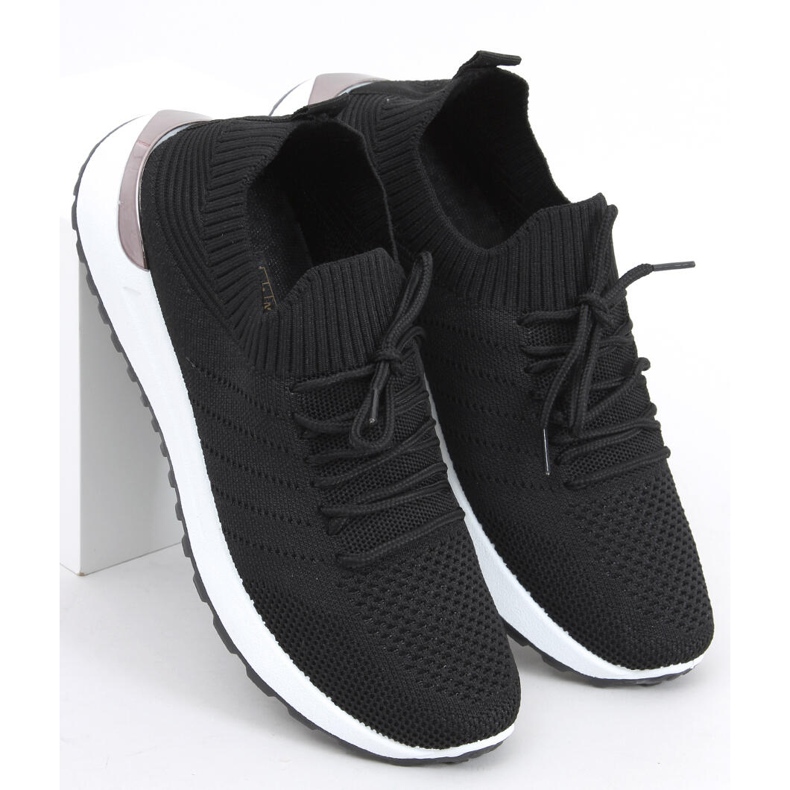 Bello Calzini neri scarpe sportive nero 1
