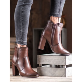 Super Mode Stivali Marroni Con Ecopelle marrone 1