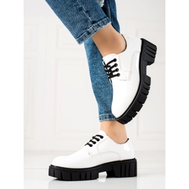 Scarpe bianche sulla piattaforma La.Fi bianco 1