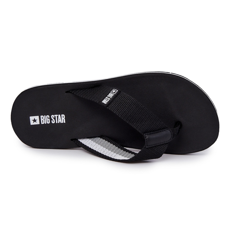 Infradito da uomo Big Star JJ174519 Nero 1