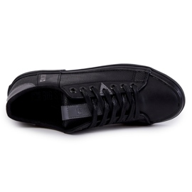 Sneakers da uomo in pelle Big Star JJ174227 nere nero 1