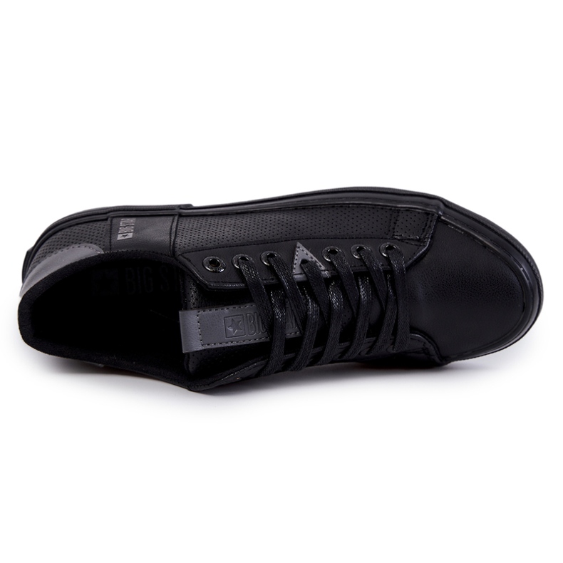 Sneakers da uomo in pelle Big Star JJ174227 nere nero 1