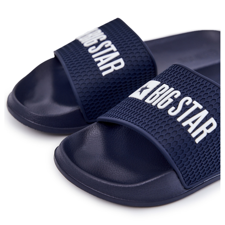 Pantofole da uomo Big Star JJ174507 Blu navy 1
