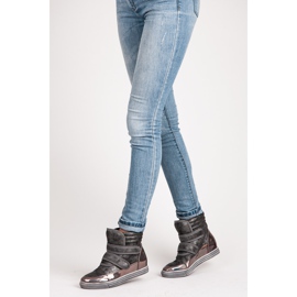 Show It Sneakers lucide grigio 1