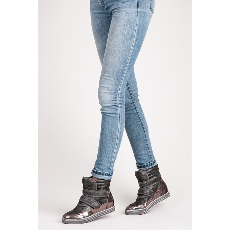 Show It Sneakers lucide grigio 1