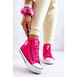 Sneakers Alte da Donna Big Star JJ274210 Fucsia rosa 2