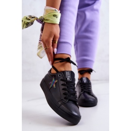 Sneakers in pelle Star Big Star JJ274243 Nero 1
