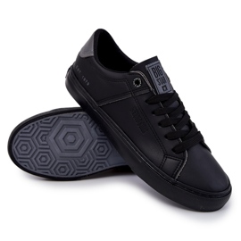 Sneakers da Uomo in Pelle Big Star JJ174108 Nero 2