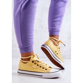 Sneakers Basse da Donna Big Star JJ274A002 Giallo 2