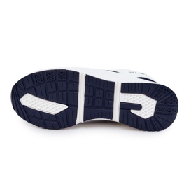 Scarpe sportive da uomo Sneakers Big Star JJ174399 Bianche e Blu Navy bianco 2