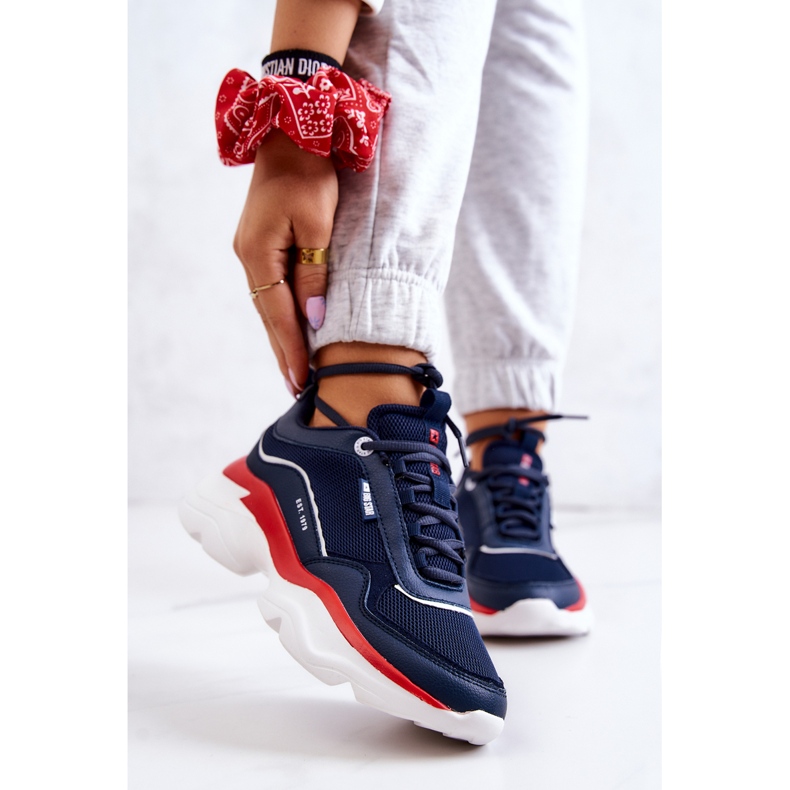 Scarpe sportive da donna Big Star JJ274A117 Blu navy 1