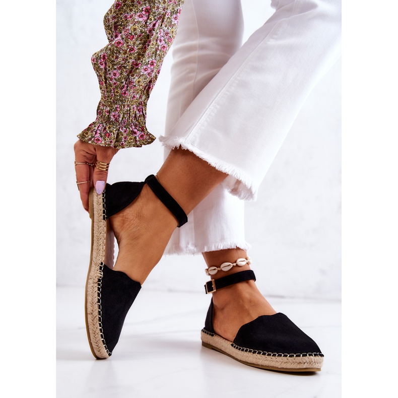 PE1 Espadrillas Da Donna Con Fibbia Nere Bonetti nero 2