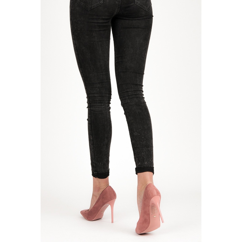 VICES Scarpe col tacco in camoscio rosa 2
