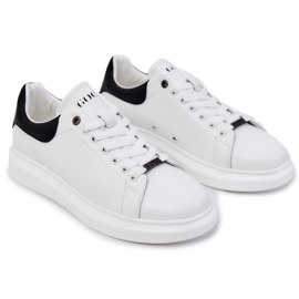 Scarpe sportive da uomo GOE JJ1N4064 Bianche bianca nero 1