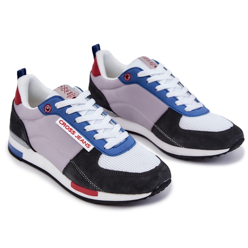 Scarpe sportive da uomo Cross Jeans JJ1R4010C grigio 1