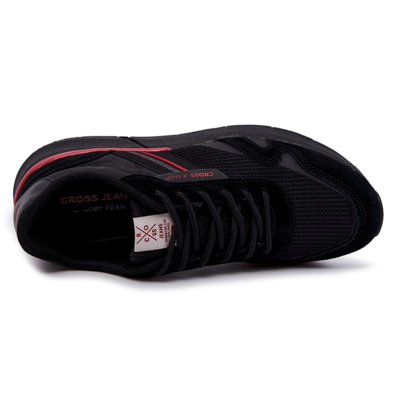 Scarpe Sportive da Uomo Sneakers Cross Jeans JJ1R4016C Nero 1