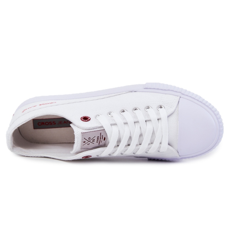 Sneakers Classiche da Uomo Cross Jeans JJ1R4031C Bianche bianca 1