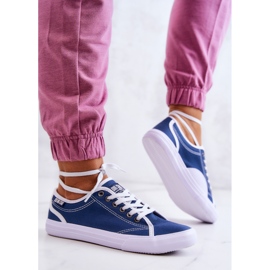 Sneakers da donna Big Star W274834 Blu navy 2