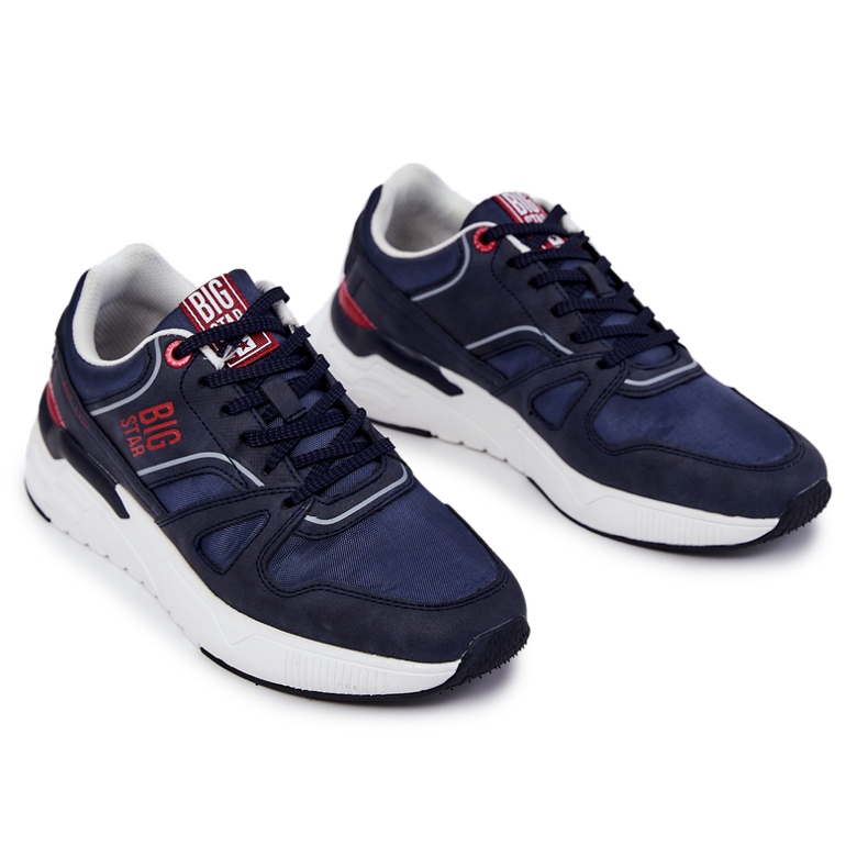 Sneakers da uomo Big Star JJ174277 Blu navy 1
