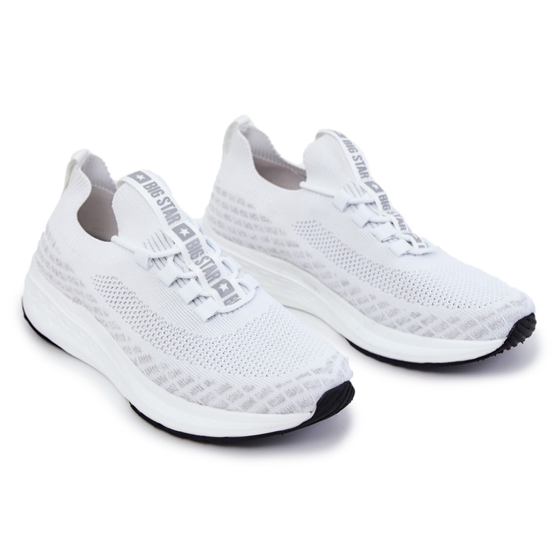 Scarpe sportive da uomo Big Star JJ174166 Bianche bianca grigio 1