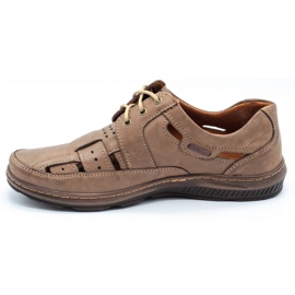KENT Scarpe estive uomo traforate 600 marroni marrone 3