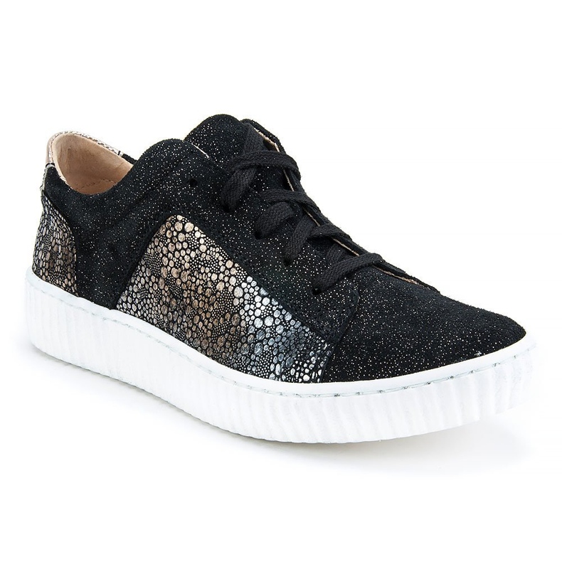 Scarpe Filippo 480S Nero Oro d'oro 1