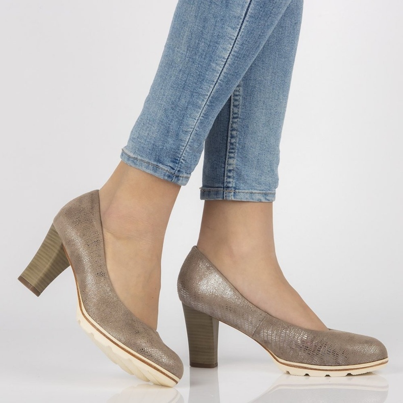 Filippo DP172/18 Décolleté Br marrone beige 2