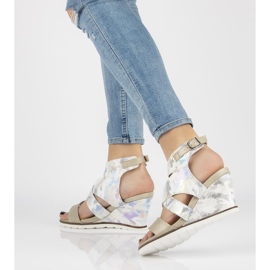 Filippo DS175/18 Sl sandali argento d'argento grigio multicolore 1