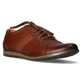 Scarpa in pelle Filippo 2063 marrone chiaro 1