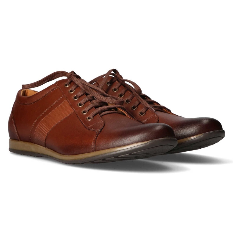 Scarpa in pelle Filippo 2063 marrone chiaro 2