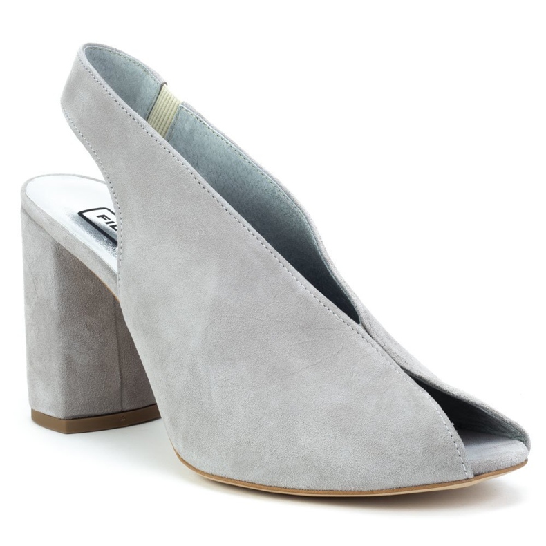 Sandali Filippo 1448 in camoscio grigio 1