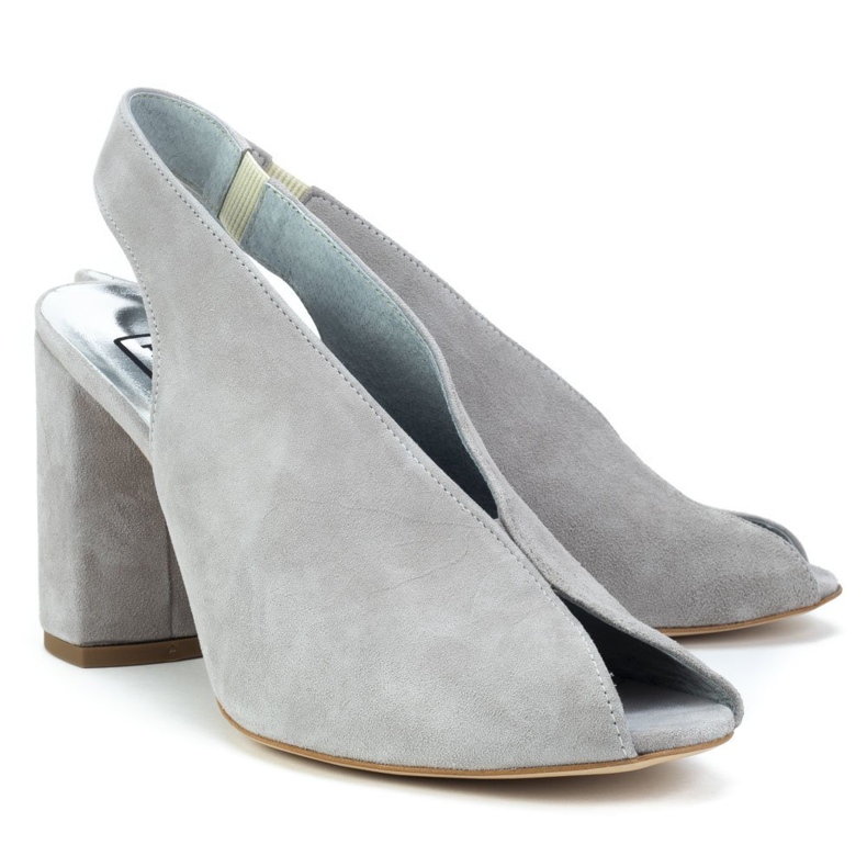 Sandali Filippo 1448 in camoscio grigio 2