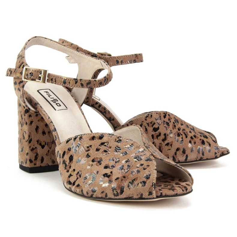 Filippo 1449 Sandali Panterka beige 2